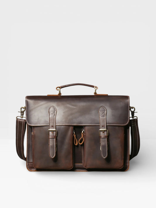 Cartable cuir Birk - Vue complète